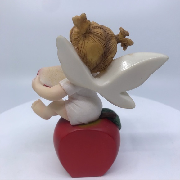 Kitchen Fairies By Enesco Apple Bookend Figurine GG Santiago 2003 Loose - Picture 4 of 7